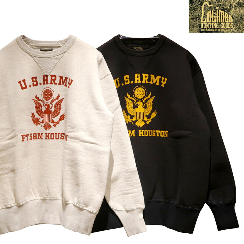 【貨物輸送無料】 COLIMBO（コリンボ） “KEYSTONE SWEAT SHIRT \"U.S.ARMY\""/キーストーンスウェットシャツ \""US正規陸軍\""” ZA-0434 メンズ アメカジ ミリタリー ヘビーウェイト吊り裏毛 丸胴 日本製"