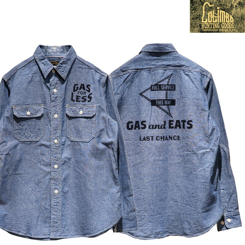 【貨物輸送無料】 COLIMBO（コリンボ） “HILLHEAD WORK SHIRT \