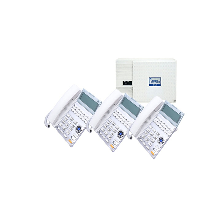【中古商行為電話機/中古商行為電話機】【中古】 saxa HM700 Std 3台書き割り商行為電話機【商行為電話機/商行為電話機 お役目用 電話 卓上型】