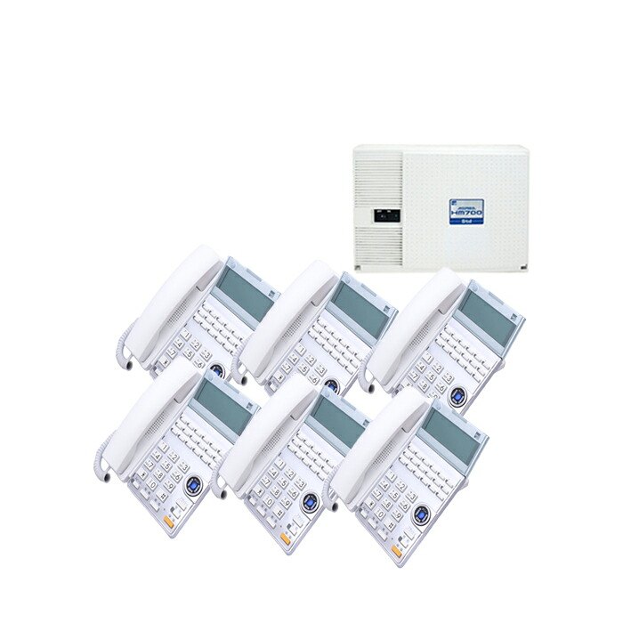 【中古商行為電話機/中古商行為電話機】【中古】 saxa HM700 Std 6台書き割り商行為電話機【商行為電話機/商行為電話機 御勤め用 電話 卓上型】