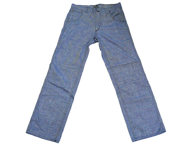 大特価セール50%オフ+ポイント10倍 few フュー Shambray Basic Denim シャンブレーベーシックデニムパンツ ピンチェック 送料無料｜Ａ-ＯＮＥ