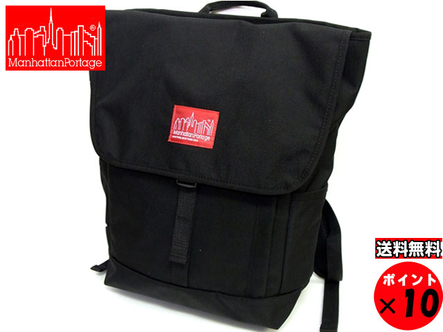 Manhattan Portage マンハッタンポーテージ Washington SQ Backpack ワシントン州SQうしろ側容器に並べる 黒いこと 1220 貨物輸送無料 【相応う】