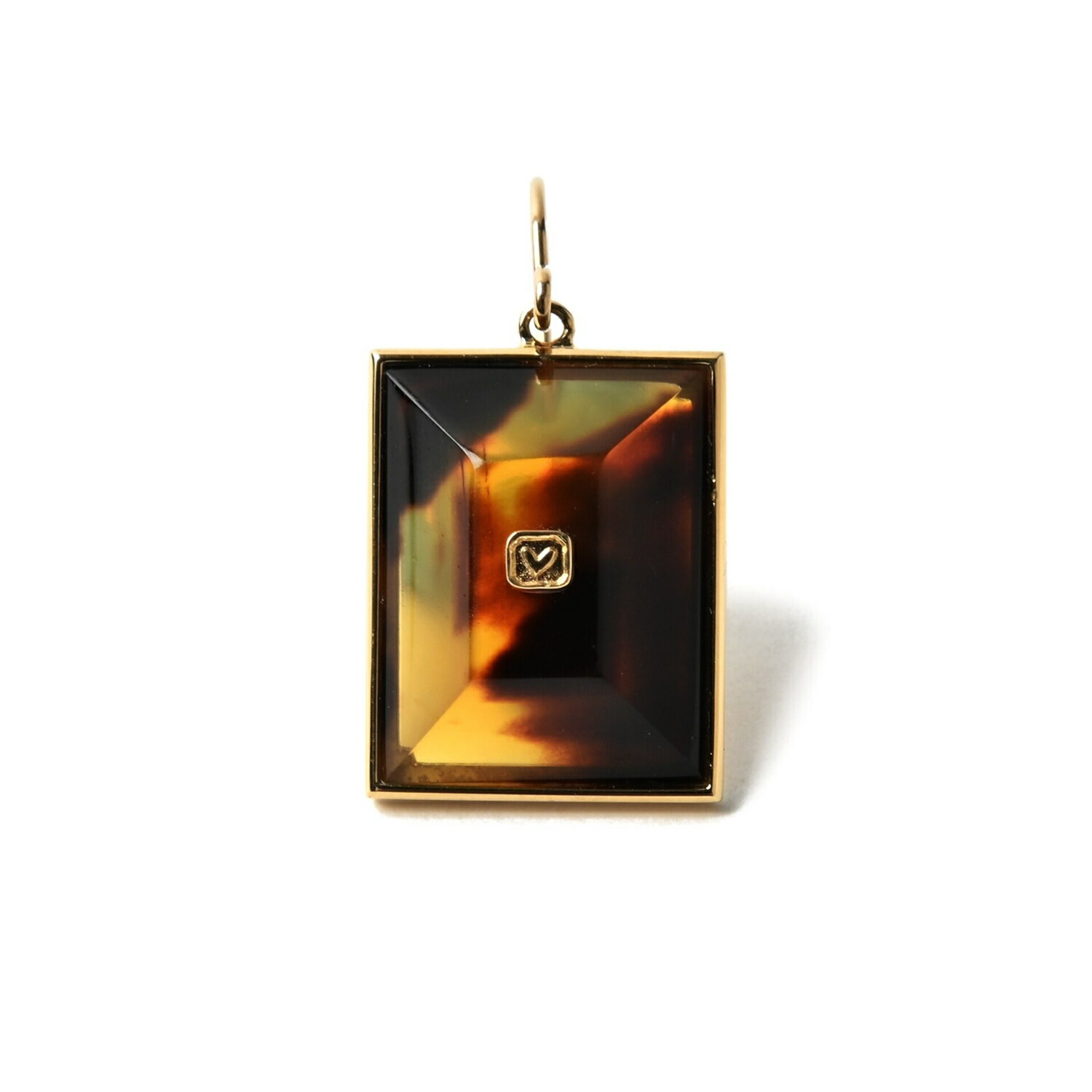 円 海外最新 Porter Classic ポータークラシック Tortoise Shell Gold Earring Large Rectangle Single Gold 鼈甲