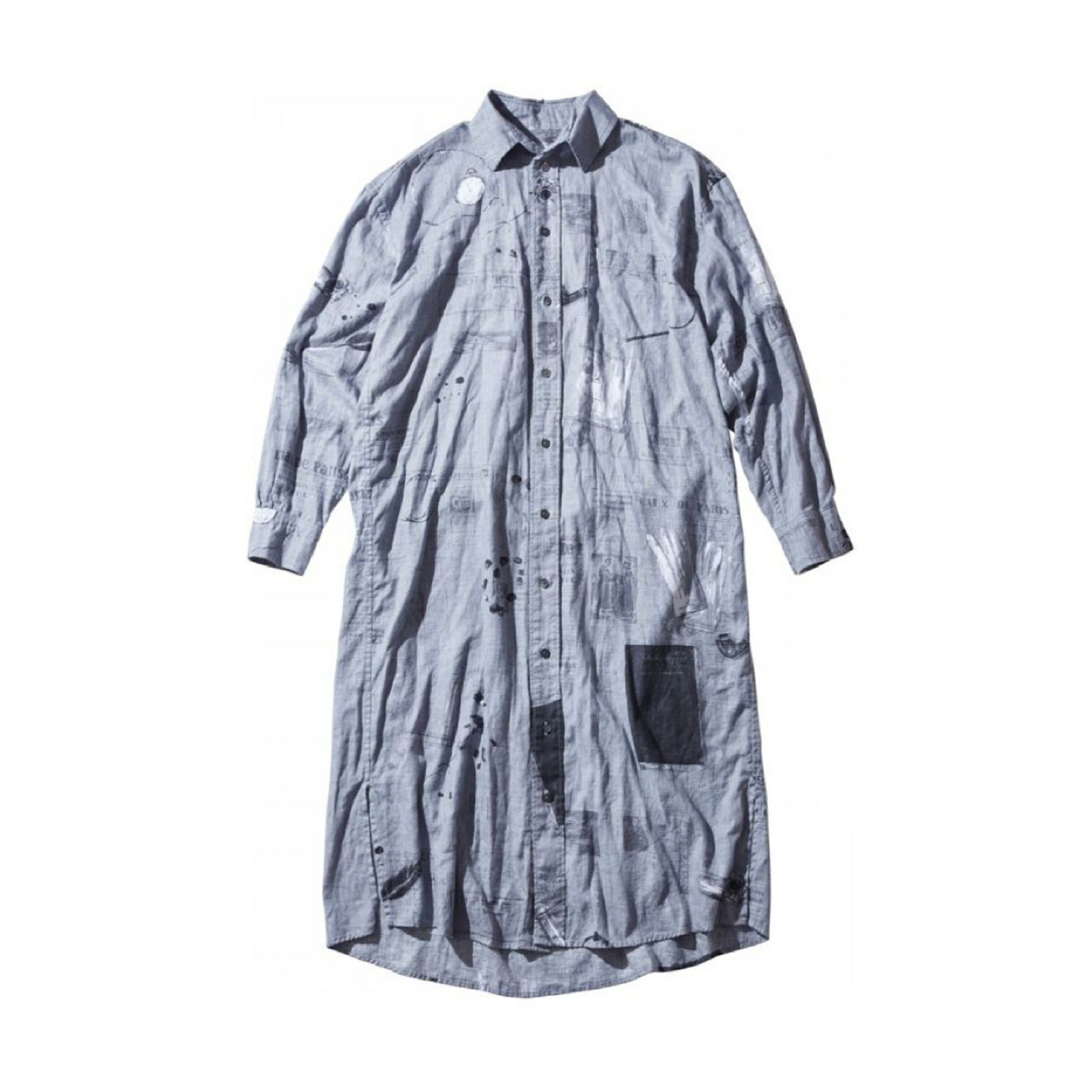 PORTER CLASSIC（ボーイ古典派音楽）MONSIEUR KURATA COTTON LINEN LONG SHIRT