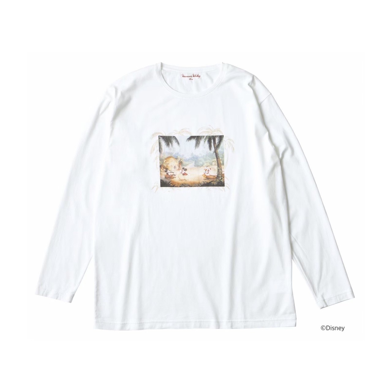 PORTER CLASSIC（ボーイ古典派音楽）DISNEY HAWAIIAN HOLIDAY / PORTER CLASSIC HAWAI\u0027I ALOHA COLLECTION  / LONG T-SHIRT PALM TREE