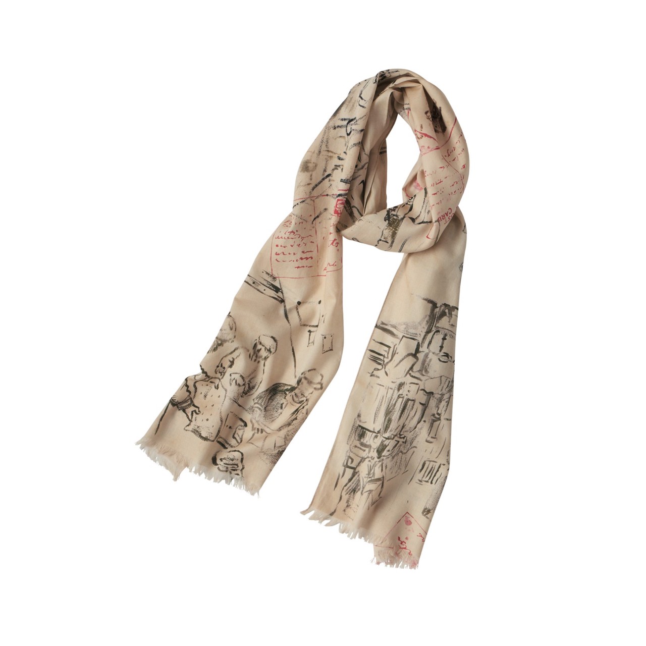 小物 Porter Classic - INDIGO PRINT SILK SCARF Porter Classic - INDIGO PRINT SILK SCARF