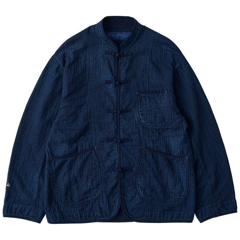 PORTER CLASSIC（ポータークラシック）SEA ISLAND SASHIKO CHINESE JACKET (LIMITED)｜ポータークラシック京都