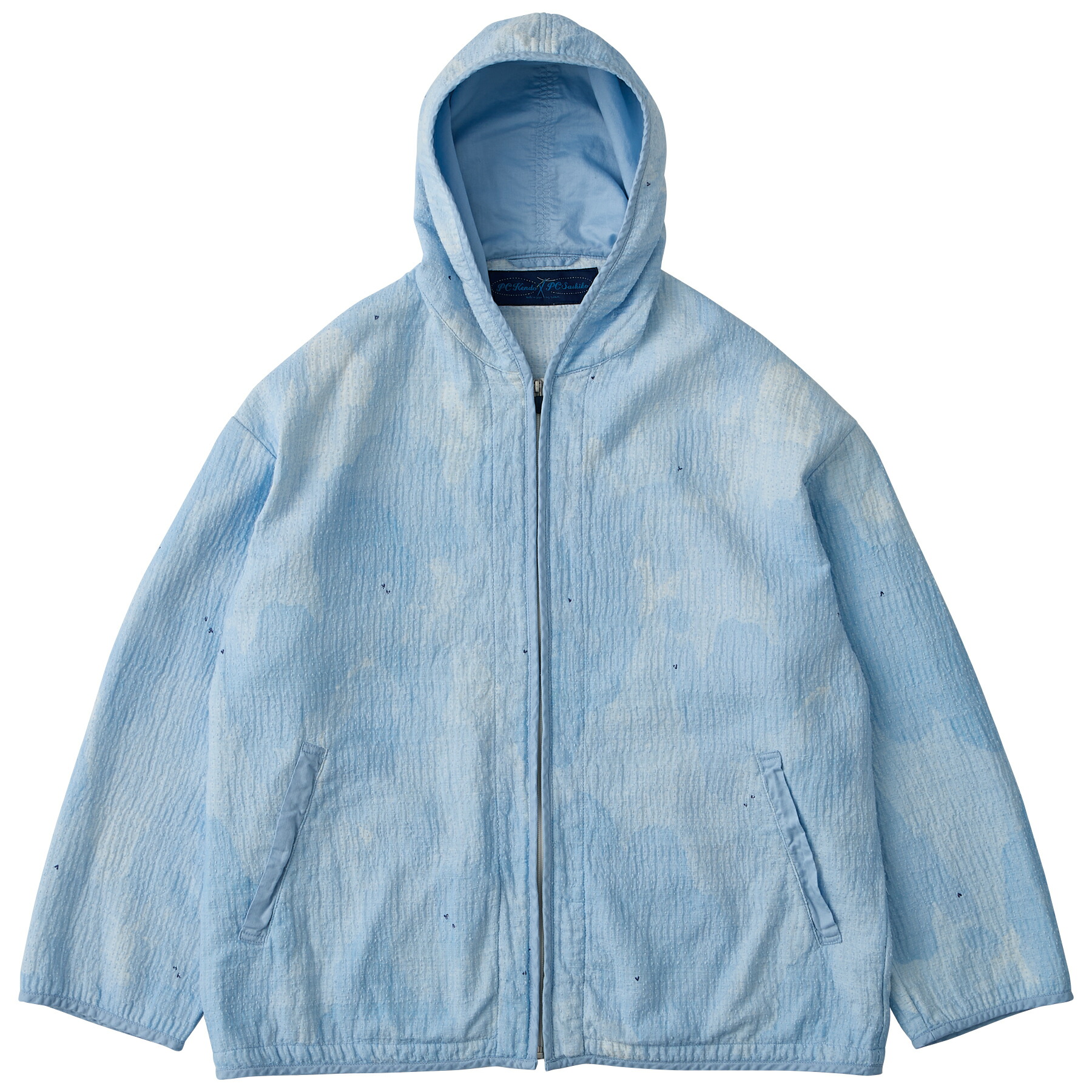PORTER CLASSIC（ポータークラシック）PAINTED SASHIKO WATERCOLOR ZIP UP PARKA｜ポータークラシック京都