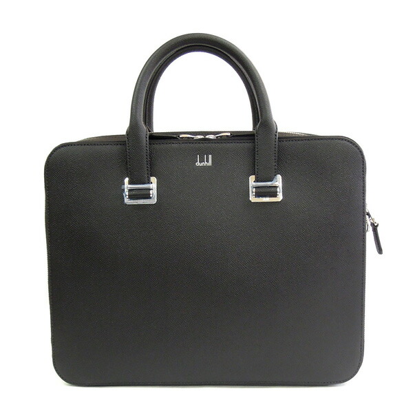 dunhill シャーシ ビジネスバッグ A4収納可 カーボン レザー ブラック dunhill ダンヒル シャーシ ビジネスバッグ ブリーフケース 2way