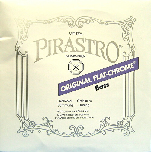 OriginalFlat-Chrom　オリジナルフラットクロム　コントラバス弦　1Ｇ(3471)