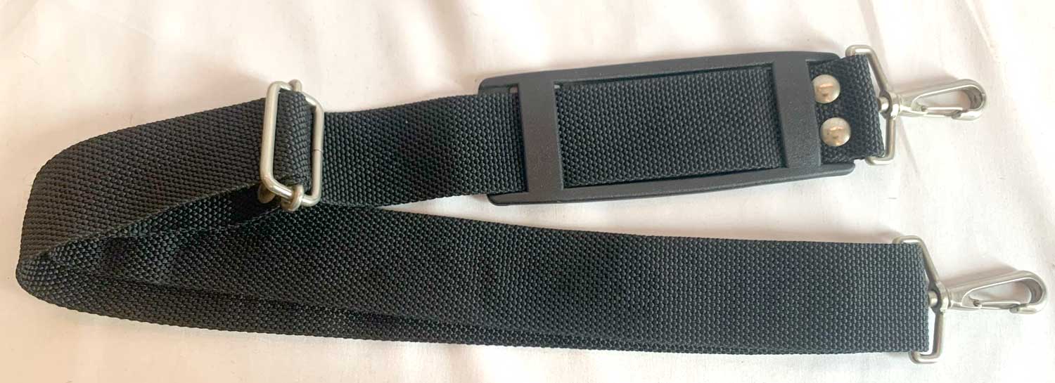 GEWA チェロ用ストラップ 黒　超美品 GEWA]ゲバ チェロケース用ストラップ - ”クワトロ弦楽器” 楽器