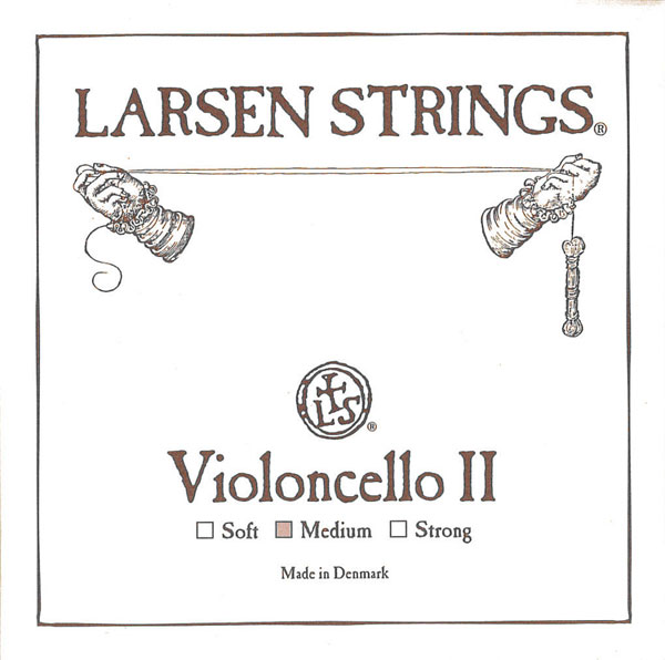 Larsen celloラーセン　新品・未使用チェロ弦 A線 D線 Larsen Strings ( ラーセン ) Larsen チェロ弦 A線 ミディアム 4