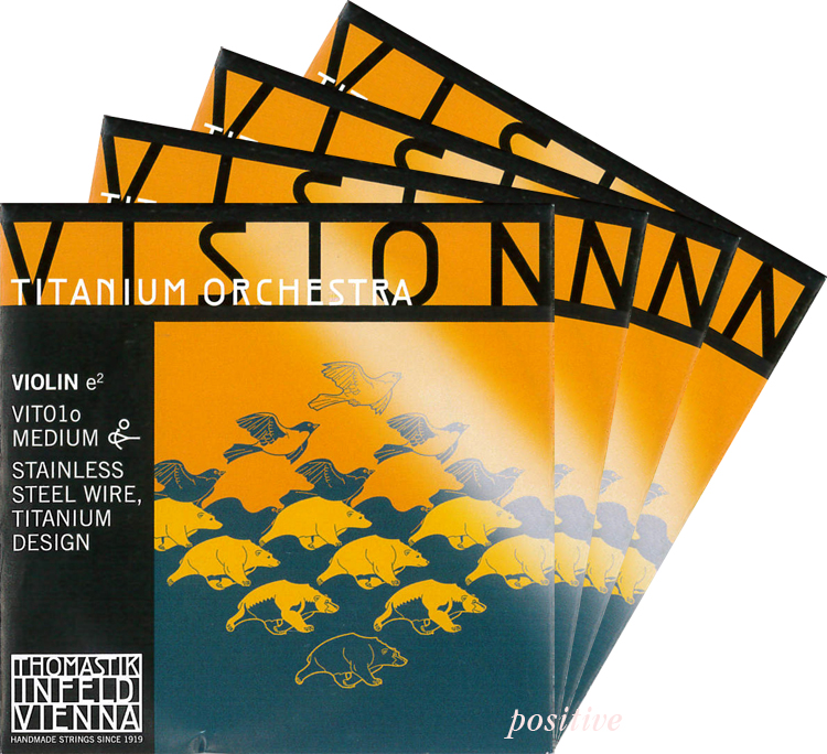 【楽天市場】【Vision Titanium Orchestra】ヴィジョンチタニウム オーケストラ バイオリン弦 セット：弦楽器専門店【ポジティブ】