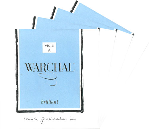 WARCHAL brilliant　ワーシャルブリリアント　ビオラ弦SET 【取り寄せ商品】 14,754円