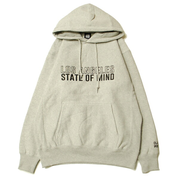 ミュージック MUSICK LIFESTYLE LOS ANGELES STATE OF MIND HOODIE GRAY / グレー フード パーカー 9,636円