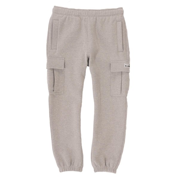 プロクラブ PRO CLUB HEAVY WEIGHT TAPERED CARGO SWEAT PANTS GRAY / グレー カーゴ スウェット パンツ｜POSSIBILITY