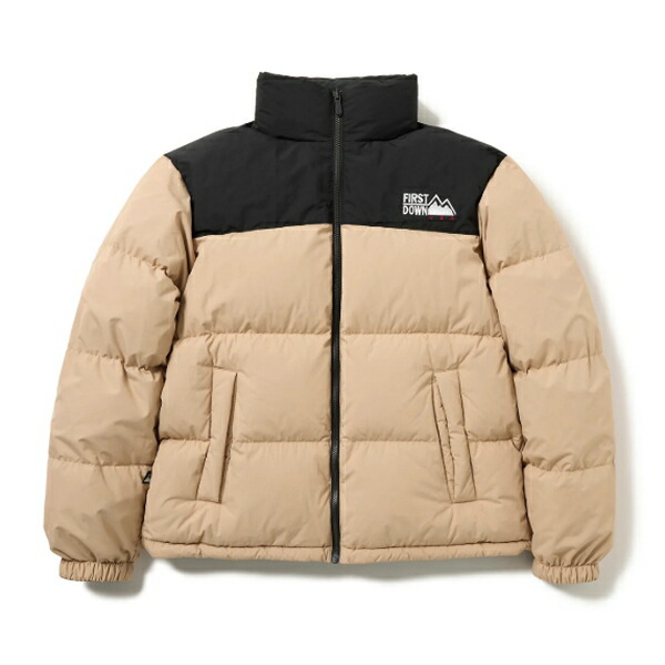 ファーストダウン FIRST DOWN BUBBLE DOWN JACKET MICROFT・・ BEIGE / ベージュ バブル ダウン ジャケット マイクロフト