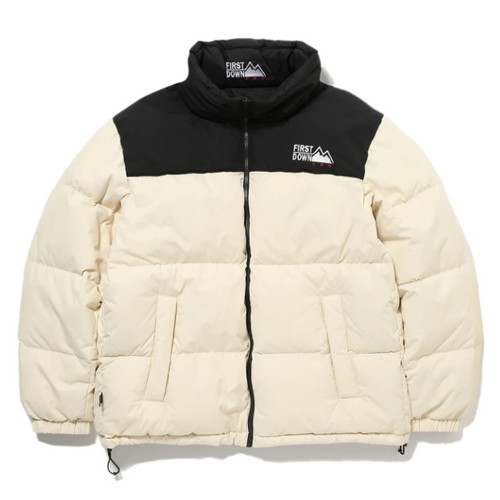 ファーストダウン FIRST DOWN BUBBLE DOWN JACKET MICROFT・・ OFF WHITE / オフ ホワイト バブル ダウン ジャケット マイクロフト