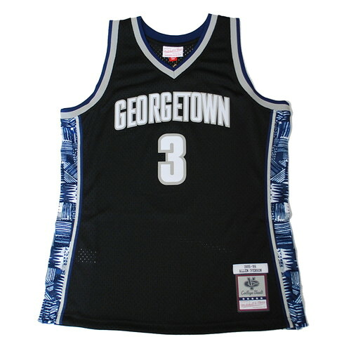 ミッチェル&ネス MITCHELL&NESS NCAA ALT GEORGETOWN 1995 ALLEN IVERSON SWINGMAN JERSEY BLACK / ブラック アレン アイバーソン バスケットボール シャツ ジョージタウン NBA バスケ