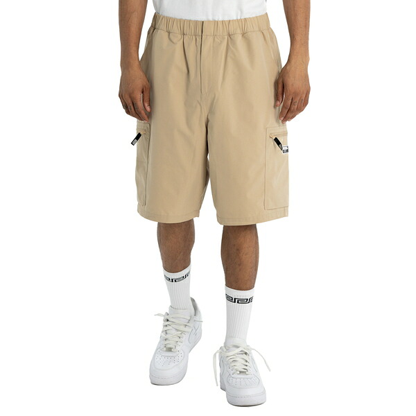 プロクラブ PRO CLUB PERFORMANCE NYLON CARGO SHORTS KHAKI / カーキ ナイロン カーゴ ショート パンツ 無地｜POSSIBILITY