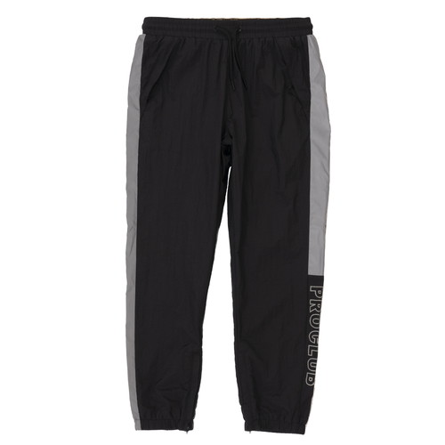 プロクラブ PRO CLUB FULL COUNT WINDBREAKER PANTS BLACK × GRAY / ブラック × グレー ナイロン ウインドブレーカー パンツ