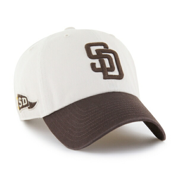 フォーティーセブン '47 SAN DIEGO PADRES GRAND STAND CLEAN UP CAP BONE × BROWN / ボーン × ブラウン サンディエゴ パドレス クリーンナップ キャップ 帽子 4,510円