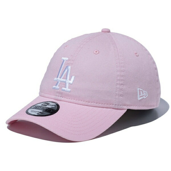 ニューエラ NEW ERA 9TWENTY LOS ANGELES DODGERS CLOTH STRAP WASHED COTTON CAP PINK / ピンク ロサンゼルス ドジャース キャップ 帽子 920