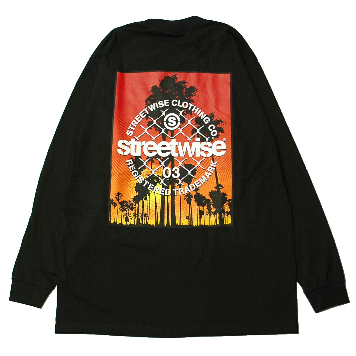 ストリートワイズ STREETWISE VIEWS L/S プルオーバー BLACK / 黒いこと ヘビーウェイト 長袖 プルオーバー