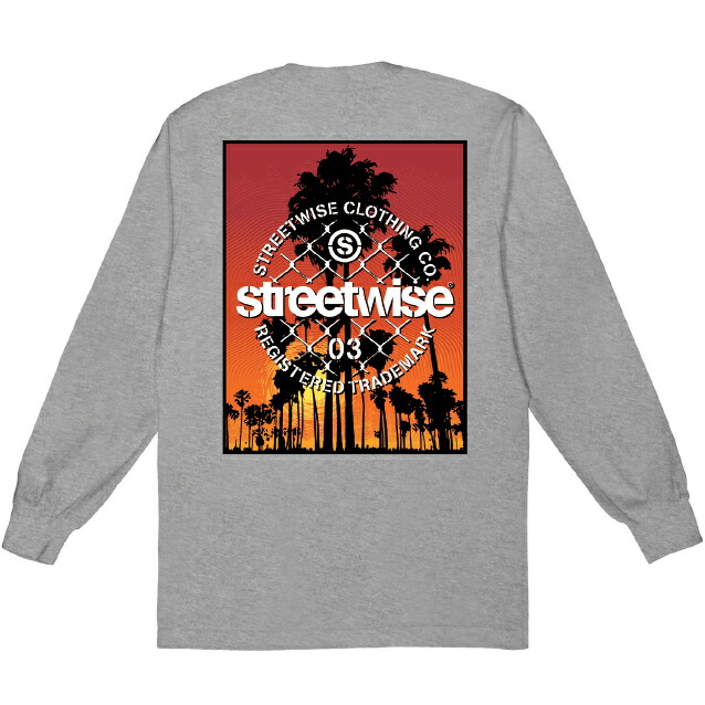 ストリートワイズ STREETWISE VIEWS L/S プルオーバー GRAY / 薄墨色 ヘビーウェイト 長袖 プルオーバー