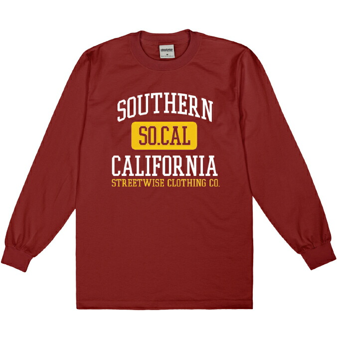 ストリートワイズ STREETWISE SOUTHERN CAL L/S プルオーバー BURGUNDY / バーガンディー ヘビーウェイト 長袖 プルオーバー