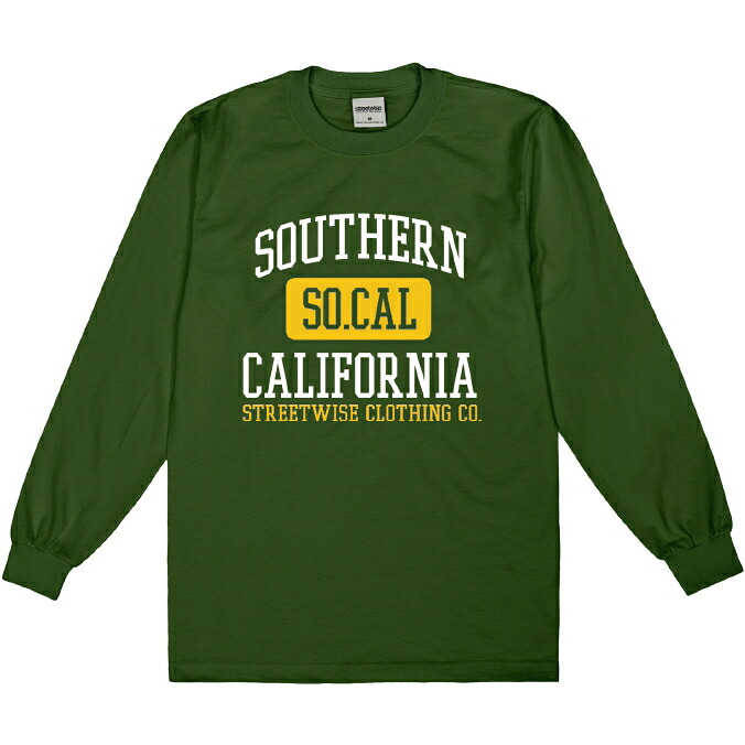 ストリートワイズ STREETWISE SOUTHERN CAL L/S プルオーバー DARK GREEN / まっ黒い緑であること ヘビーウェイト 長袖 プルオーバー