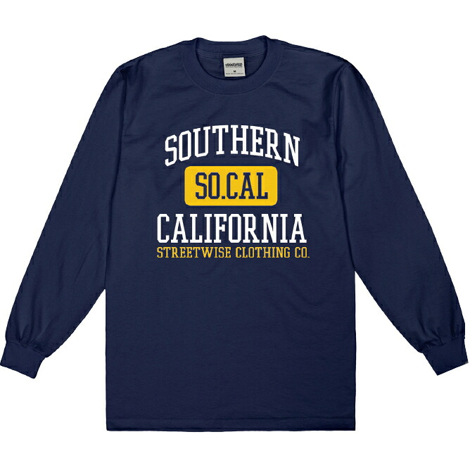 ストリートワイズ STREETWISE SOUTHERN CAL L/S プルオーバー NAVY / 米国海軍 ヘビーウェイト 長袖 プルオーバー