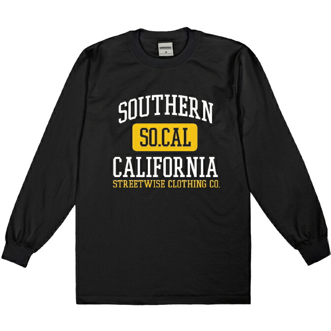 ストリートワイズ STREETWISE SOUTHERN CAL L/S プルオーバー BLACK / 黒いこと ヘビーウェイト 長袖 プルオーバー