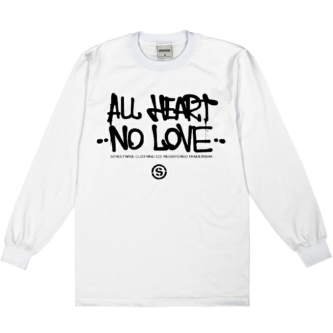 ストリートワイズ STREETWISE HEARTLESS L/S プルオーバー WHITE / 白いこと ヘビーウェイト 長袖 プルオーバー