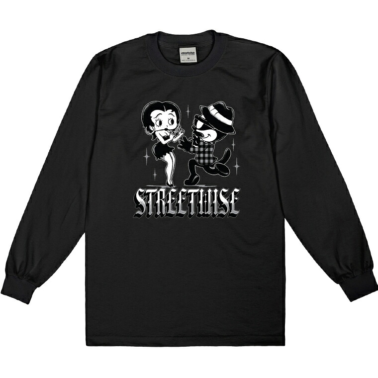 ストリートワイズ STREETWISE THE CHASE L/S プルオーバー BLACK / 黒いこと ヘビーウェイト 長袖 プルオーバー
