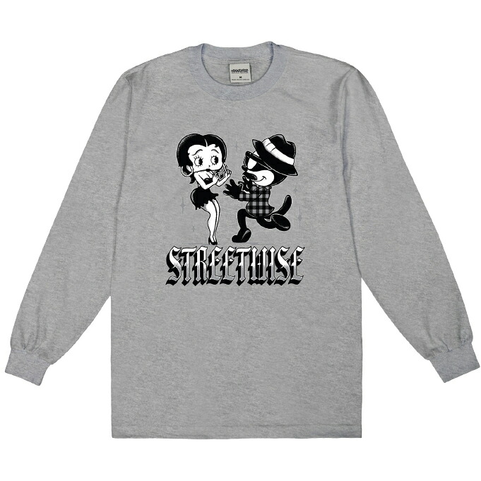 ストリートワイズ STREETWISE THE CHASE L/S プルオーバー GRAY / 薄墨色 ヘビーウェイト 長袖 プルオーバー