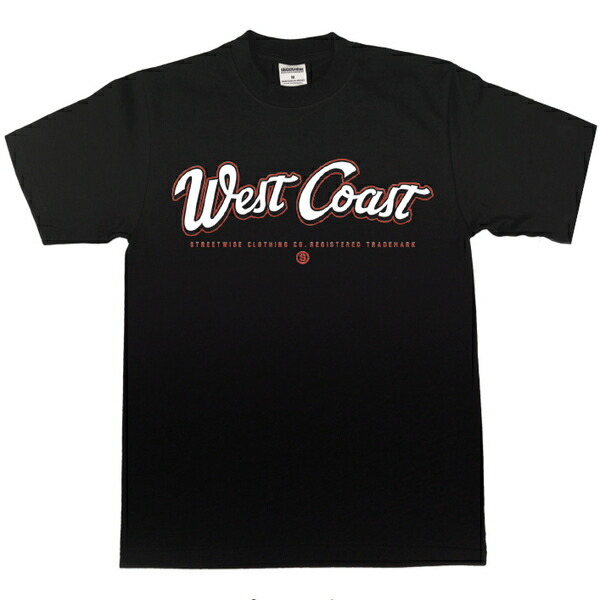 ストリートワイズ STREETWISE LEFT COAST S/S Tシャツ BLACK / ブラック ヘビーウェイト 半袖 シャツ