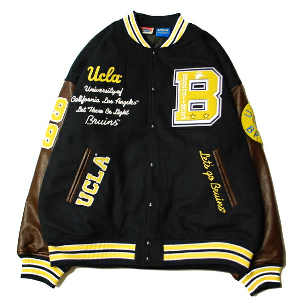 ナツメグ NUTMEG UCLA CLASSICAL STADIUM JACKET NAVY / ネイビー スタジアム ジャケット クラシカル