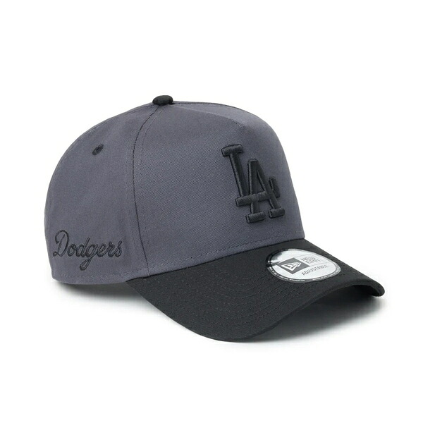 ニューエラ NEW ERA 9FORTY A-FRAME MLB 2-TONE LOS ANGELES DODGERS DARK GRAY × BLACK / ダークグレー × ブラック ロサンゼルス ドジャース ナインフォーティー キャップ 帽子 ゴルフ GOLF 940 CAP