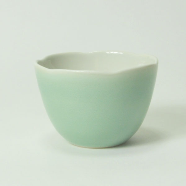 【金網つじ】茶こし受け大 青磁　茶こし大専用受け 磁器 国産 青磁 Φ８.５ｃｍ×H５.５ｃｍ