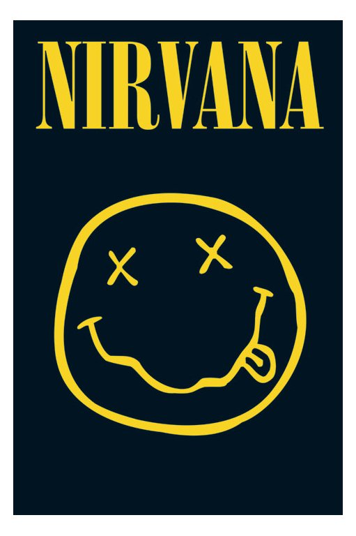 楽天市場 ニルバーナ Nirvana Smiley ポスター ポスタービン