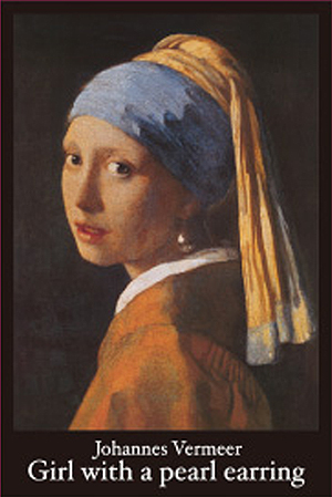 【楽天市場】ヨハネス・フェルメール ポスター 「真珠の耳飾りの少女」Johannes Vermeer：ポスタービン