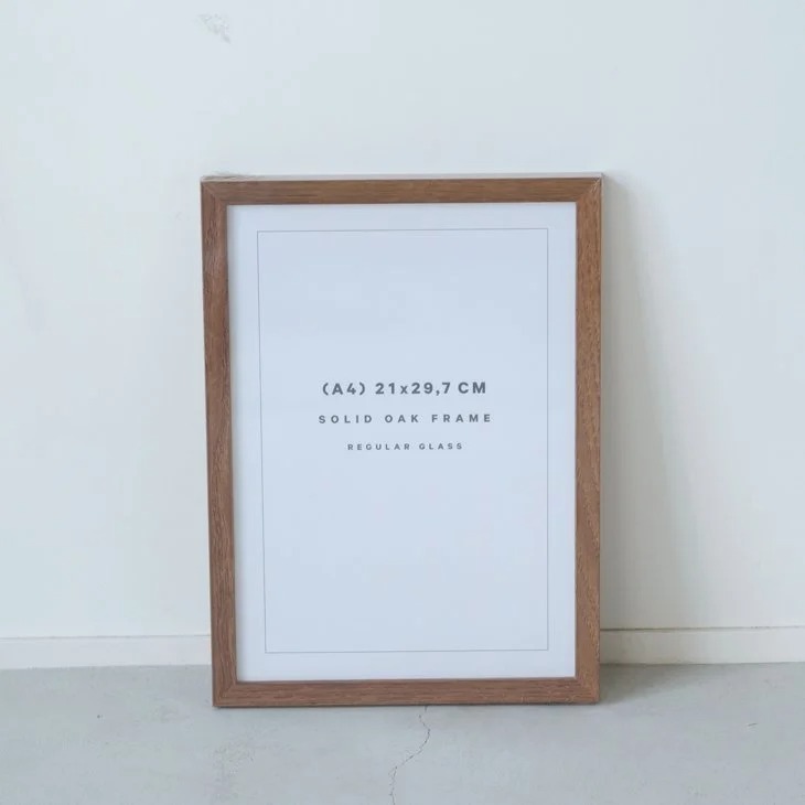A4 POSTER FRAME Oak Dark Frame oak a4-poster-frame-oak-dark-frame-oak