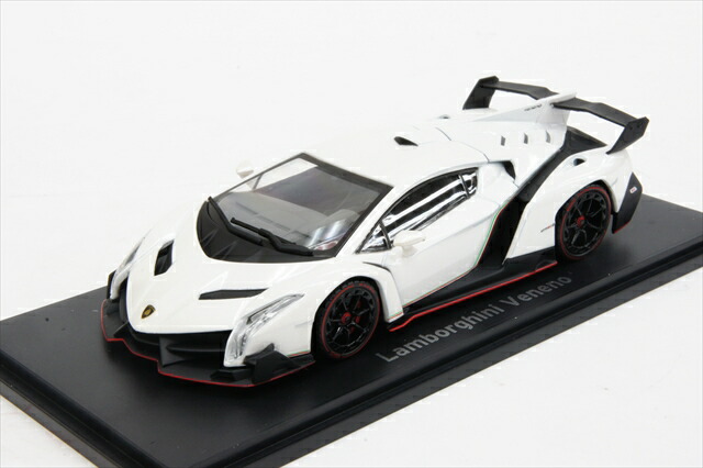 楽天市場】1/43 京商 Kyosho Lamborghini Veneno Grey/Red Line