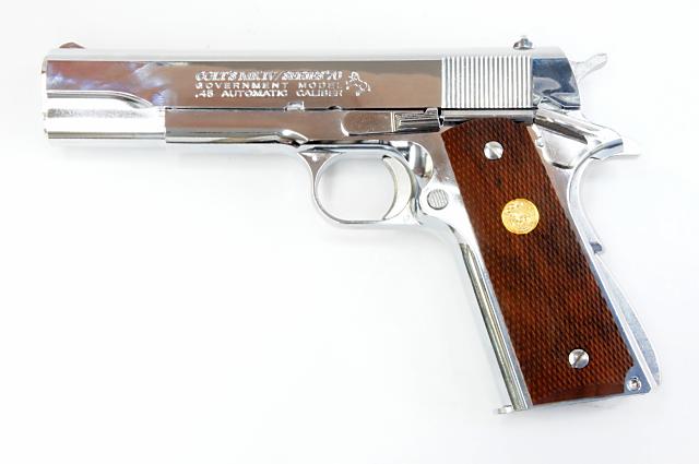 COLT 1911 ガバメント　ガスガン .45 ACP ニッケル 楽天市場】東京マルイ ガスブローバック ガスガン COLT