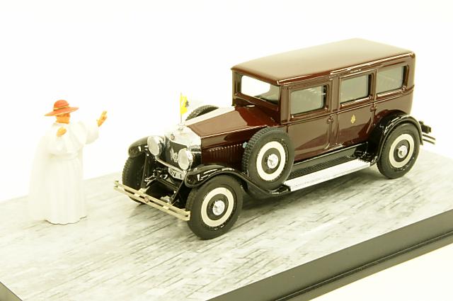 ミニカー 1/43 リオ RIO (RIO4480-P) フィアット 525 1929年 ピウス11世専用車 フィギュア付