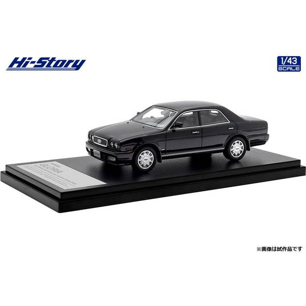 ハイストーリー 1/43 ニッサン グロリア V30ツインカムターボ グランツーリスモアルティマ 1991 ブラック 完成品ミニカー HS451BK