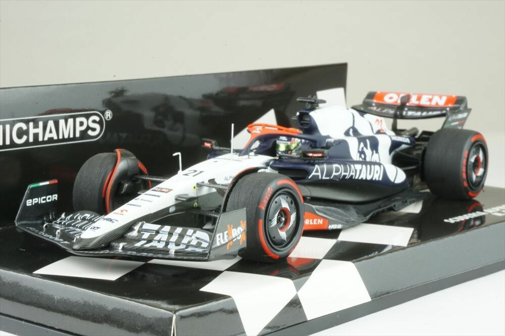 スパーク1/43 アルファタウリAT04 N.デフリース　2023バーレーンGP 楽天市場】スパーク 1/43 アルファ タウリ AT04 バーレーンGP