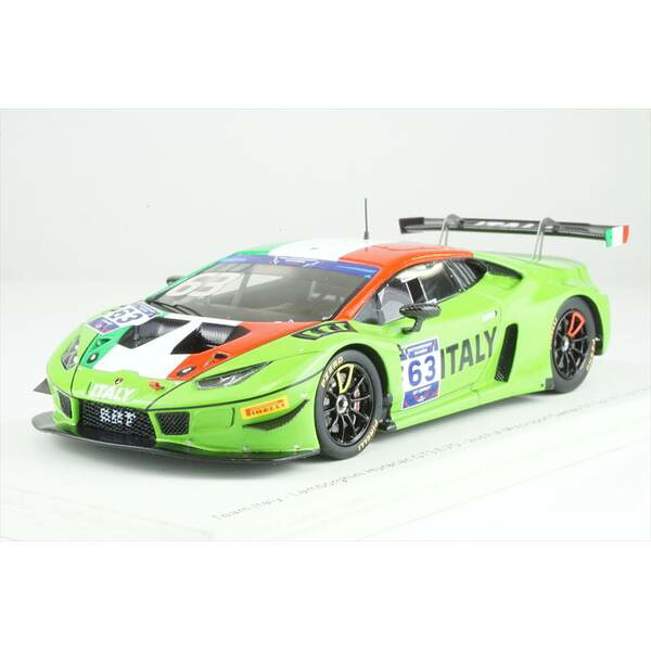 スパーク 1/43 ランボルギーニ ウラカン GT3 EVO No.63 2022 FIAモータースポーツゲーム ポールリカール 2位 M.Bortolotti 完成品ミニカー S6323