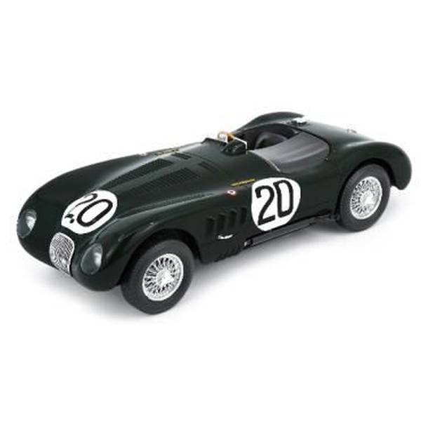 スパーク 1/18 ジャガー XK120C No.20 1951 ル・マン24時間 ウィナー P.Walker/P.ホワイトhead 完成品ミニカー 18LM51